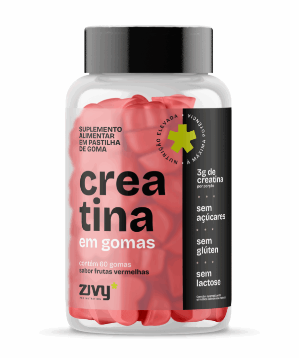 CREATINA EM GOMAS FRUTAS VERMELHAS